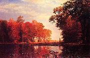 Albert Bierstadt Autumn Woods Spain oil painting artist